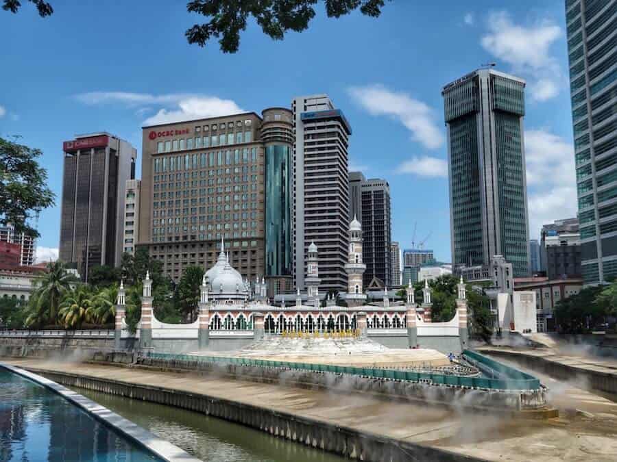 Image of the Sultan Abdul Samad Jamek Mosque in Kuala Lumpur