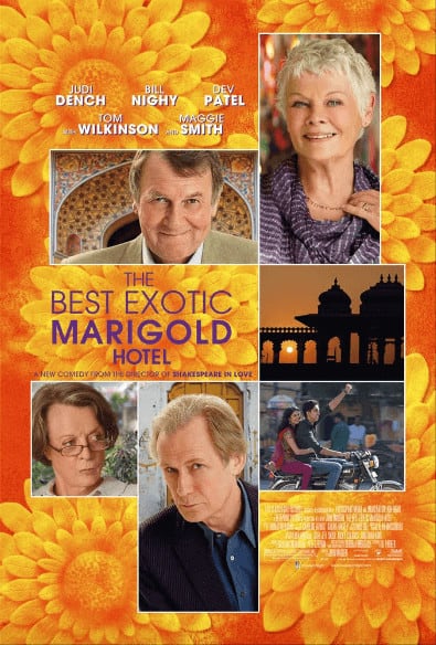 Movie poster for The Best Exotic Marigold Hotel