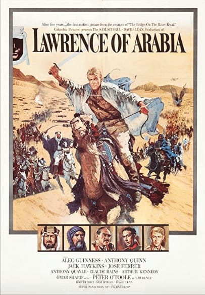 Movie poster for Lawrence of Arabia 