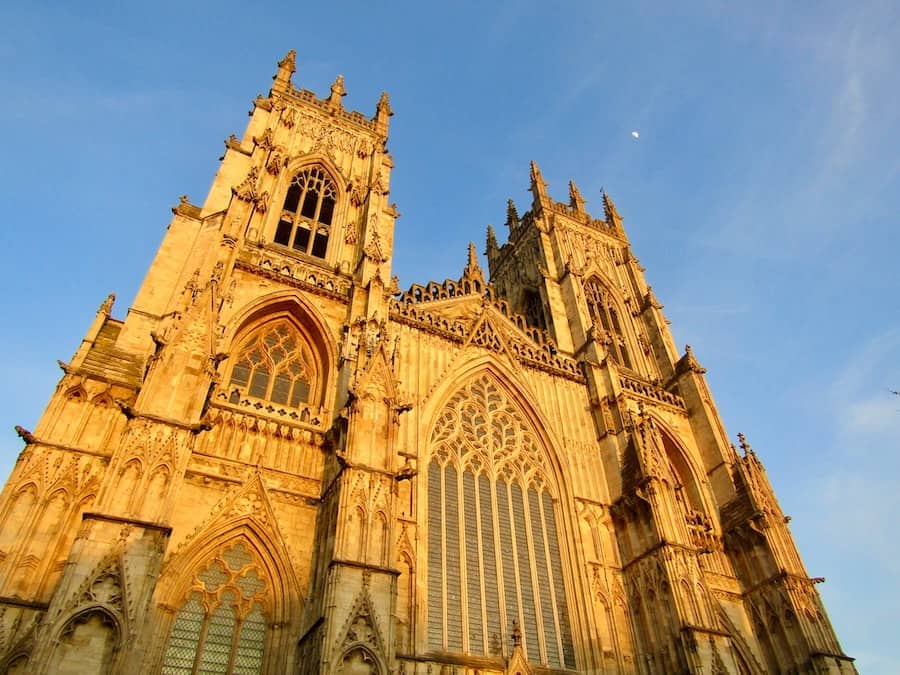 image of York minster, a cathedral in the city of York, UK