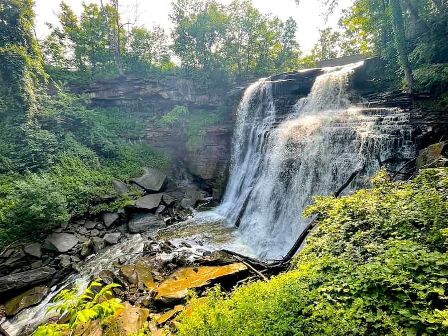 Waterfalls found at Cuyahoga Valley National Park