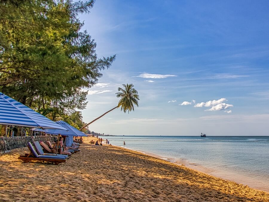 Image of beach and sea in Phu Quoc, Vietnam