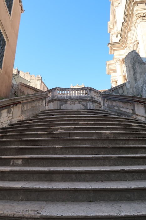 Jesuit Staircase Dubrovnik leading to Church of St Ignatius